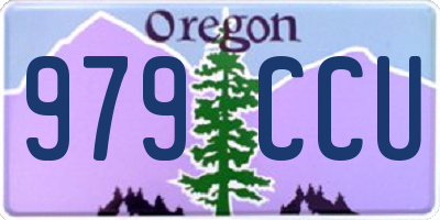 OR license plate 979CCU