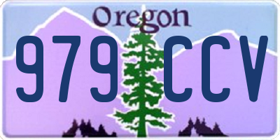 OR license plate 979CCV