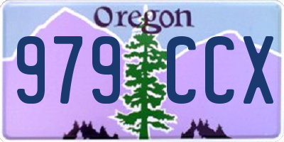 OR license plate 979CCX