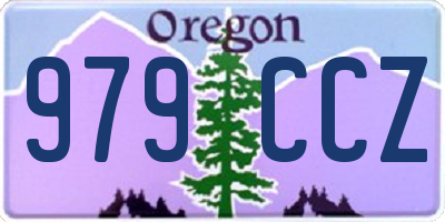 OR license plate 979CCZ