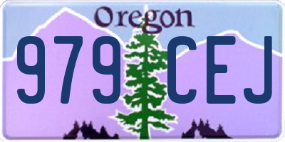 OR license plate 979CEJ