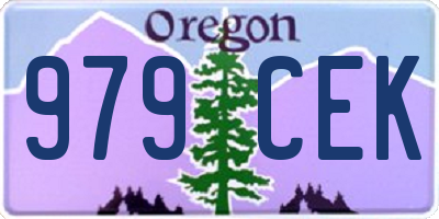 OR license plate 979CEK