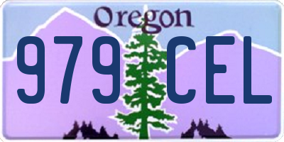 OR license plate 979CEL