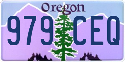OR license plate 979CEQ