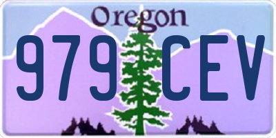 OR license plate 979CEV