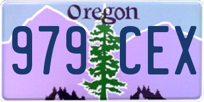 OR license plate 979CEX