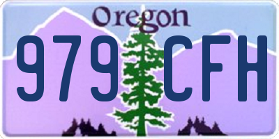 OR license plate 979CFH