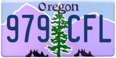 OR license plate 979CFL