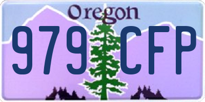 OR license plate 979CFP