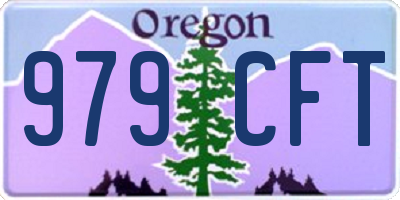 OR license plate 979CFT