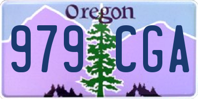 OR license plate 979CGA