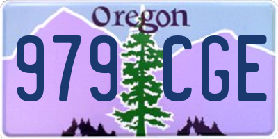 OR license plate 979CGE