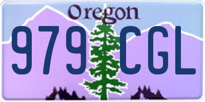 OR license plate 979CGL