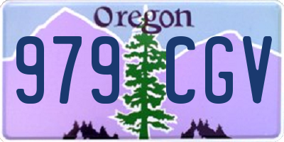 OR license plate 979CGV