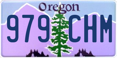 OR license plate 979CHM