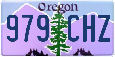 OR license plate 979CHZ