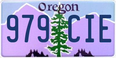 OR license plate 979CIE