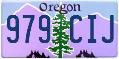 OR license plate 979CIJ
