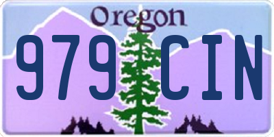 OR license plate 979CIN
