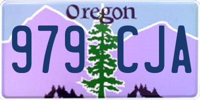 OR license plate 979CJA