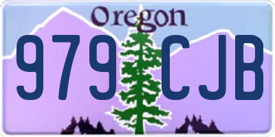 OR license plate 979CJB