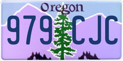 OR license plate 979CJC