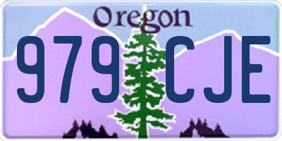 OR license plate 979CJE