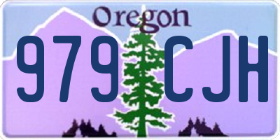 OR license plate 979CJH