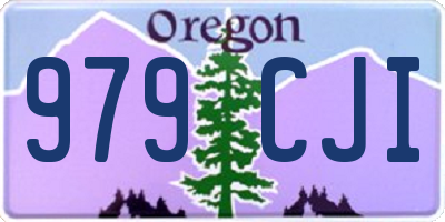 OR license plate 979CJI