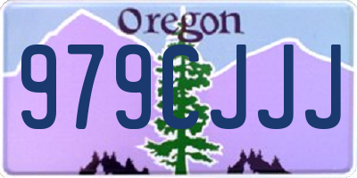 OR license plate 979CJJJ