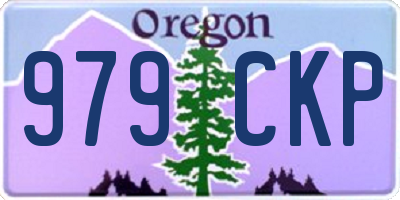 OR license plate 979CKP