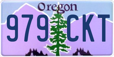 OR license plate 979CKT