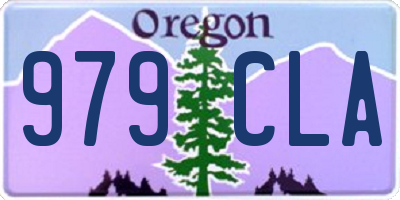 OR license plate 979CLA