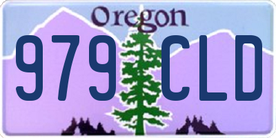 OR license plate 979CLD