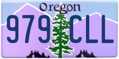 OR license plate 979CLL