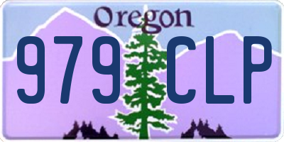 OR license plate 979CLP