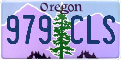 OR license plate 979CLS