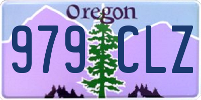 OR license plate 979CLZ