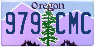 OR license plate 979CMC