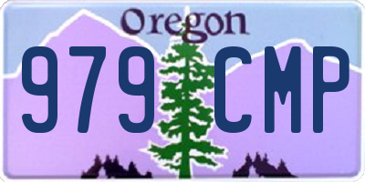 OR license plate 979CMP
