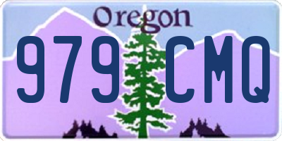 OR license plate 979CMQ