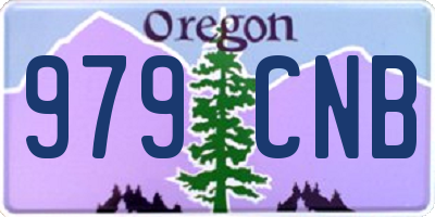 OR license plate 979CNB