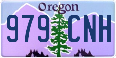 OR license plate 979CNH