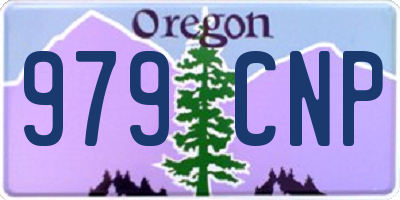OR license plate 979CNP