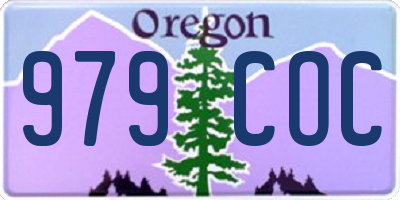 OR license plate 979COC