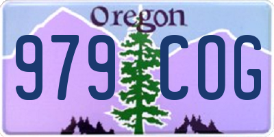OR license plate 979COG
