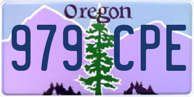 OR license plate 979CPE