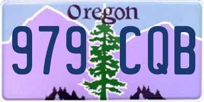 OR license plate 979CQB