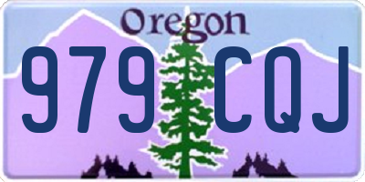 OR license plate 979CQJ