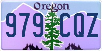 OR license plate 979CQZ